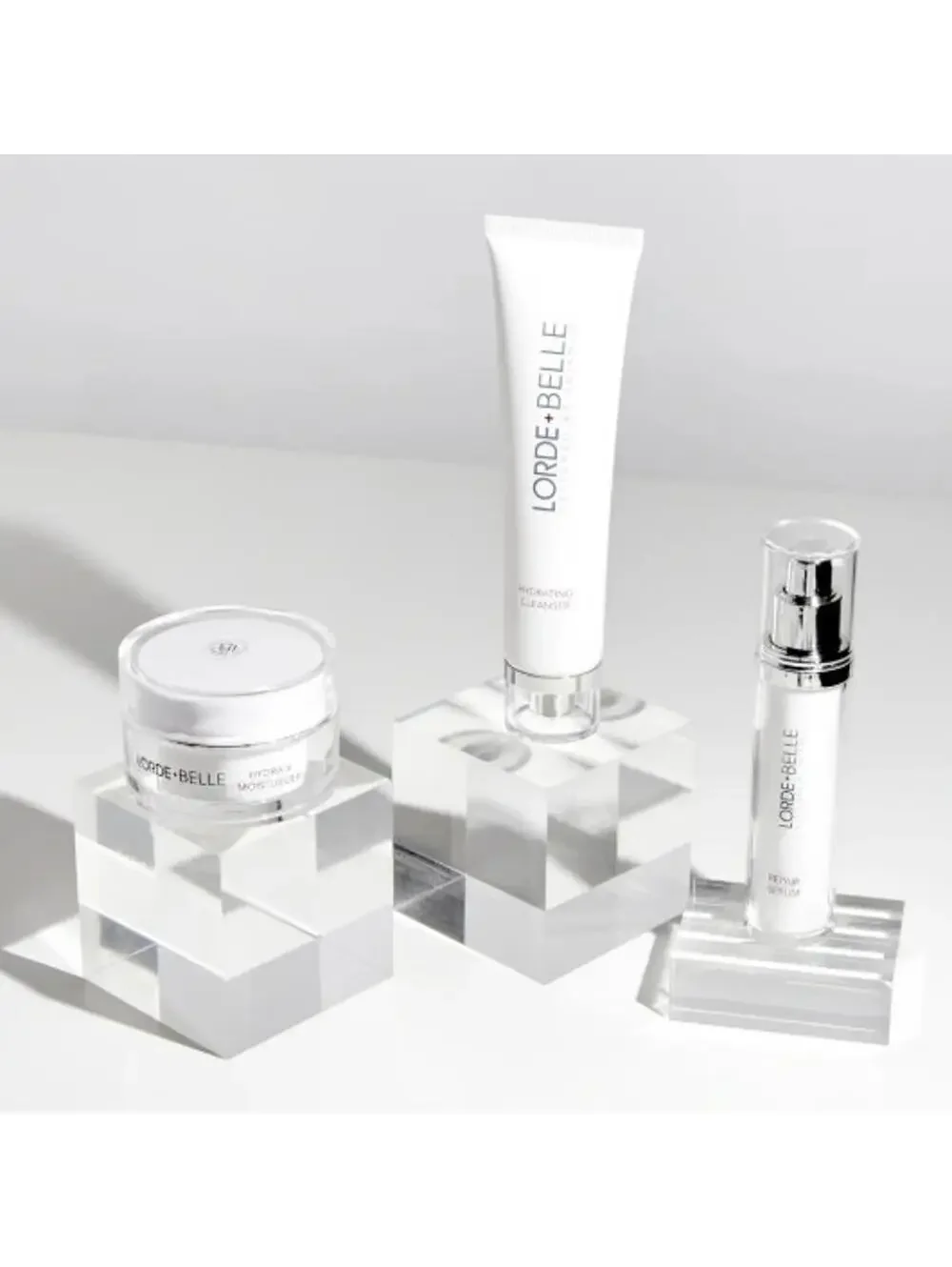LORDE + BELLE:  CC Skincare REGIMEN - 3 piece Set CLEAN BEAUTY, MSRP $199
